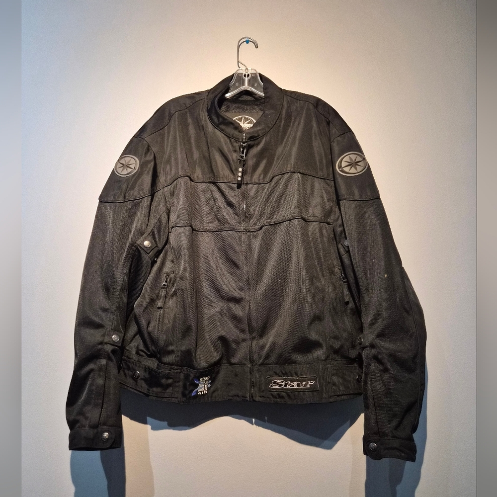 Vintage Yamaha Star Motorcycles Black Riding Jacket | Size XXL